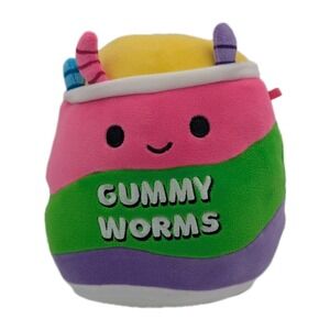 Squishmallows 7" Silver the Gummy Worms Plush Candy Series Stuffed Toy Kellytoy